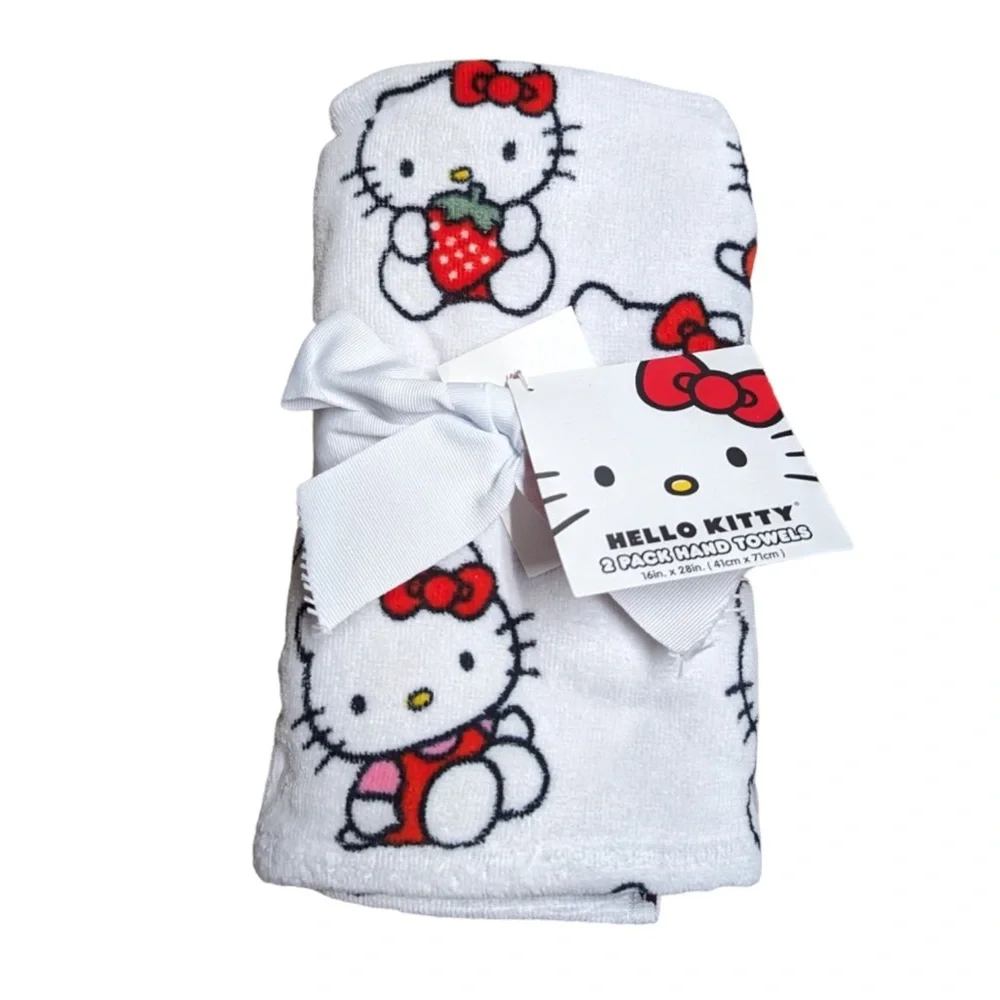 Hello Kitty Hand Towels